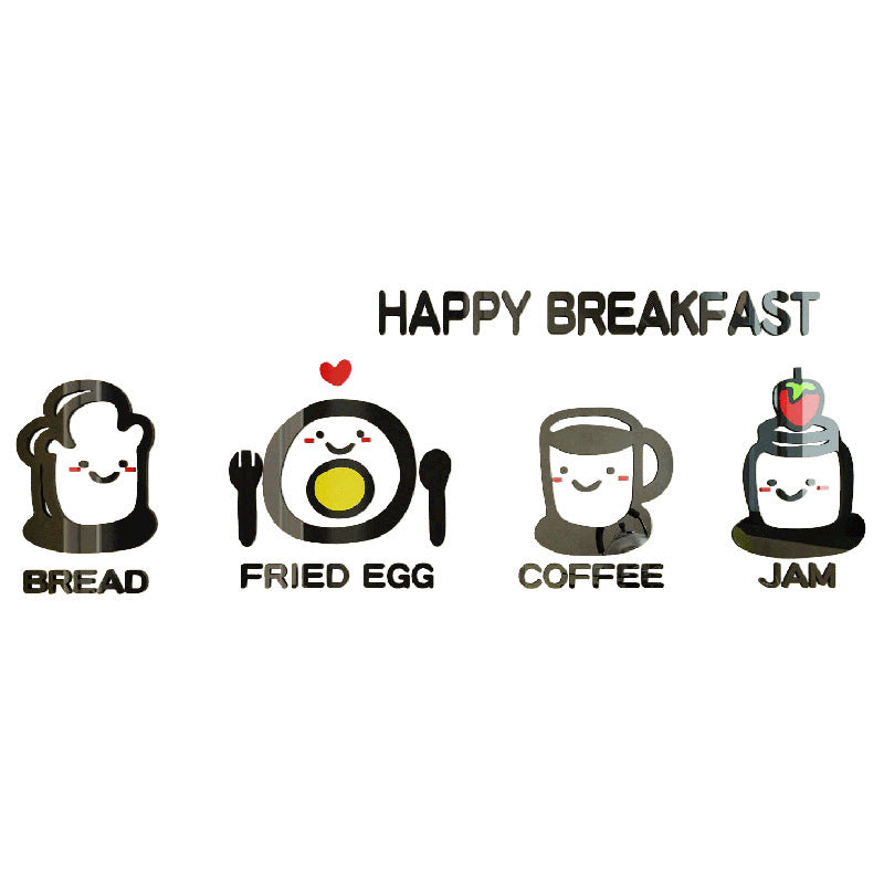 Cute Minimalist Kitchen Wall Sticker – Stylish & Modern Decor for Your Kitchen