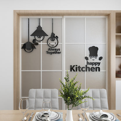 Cute Minimalist Kitchen Wall Sticker – Stylish & Modern Decor for Your Kitchen