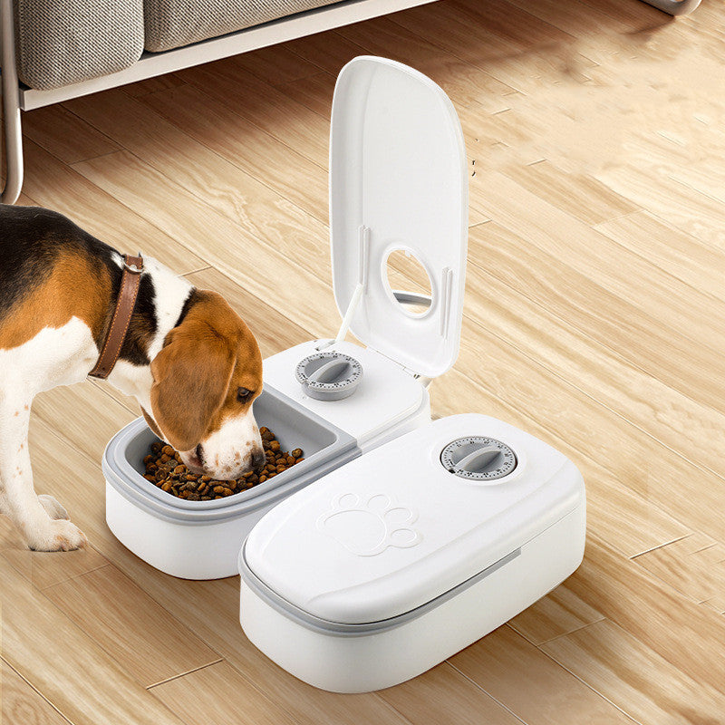 Automatic Pet Feeder for Cats & Dogs – Smart Food Dispenser with Timer, Stainless Steel Bowl, Auto Pet Feeding System